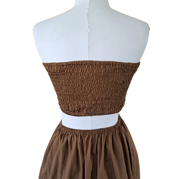 Faithfull the Brand Brown Midi Dress - Picture 9 of 13